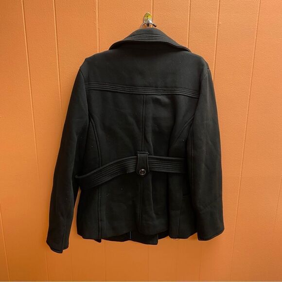 Women's Black Peacoat‎ - Picture 3 of 3